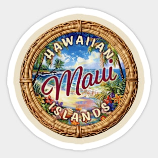 Maui, Hawaiian Islands Sticker